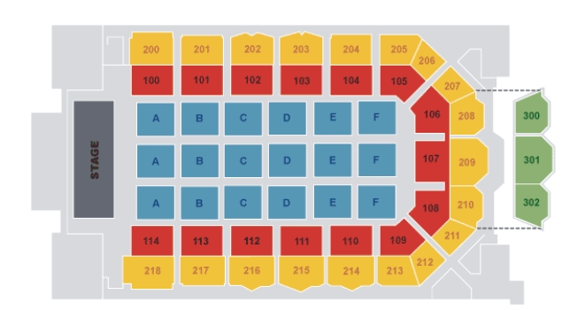 Metro Radio Arena Newcastle - Seated